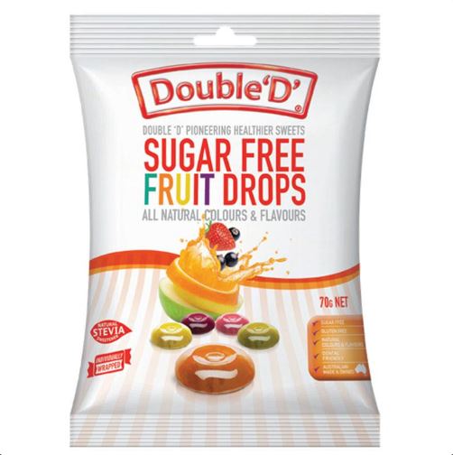 DOUBLE D S/F FRUITDROPS 70G