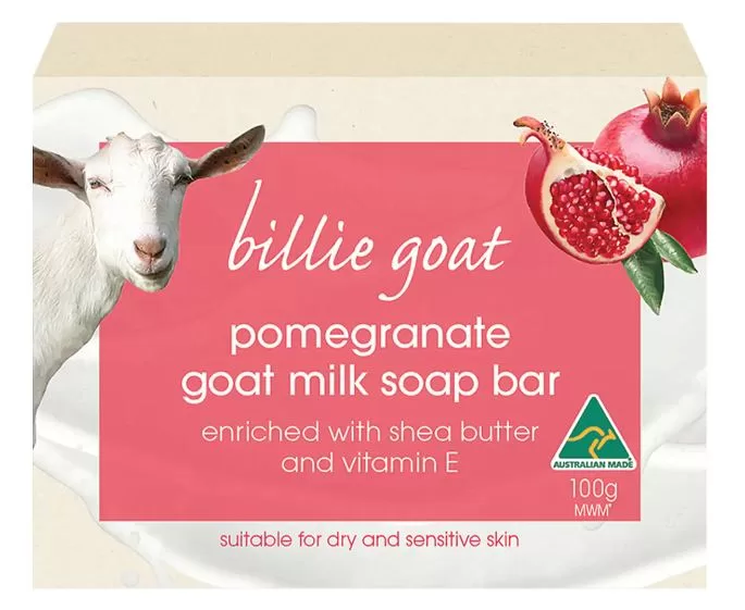 BILLIE GOAT SOAP POMEGRANATE 100G