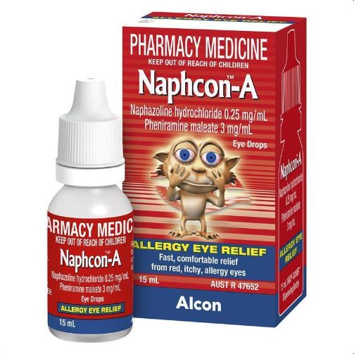 NAPHCON-A ALLERGY EYE DROPS 15ML