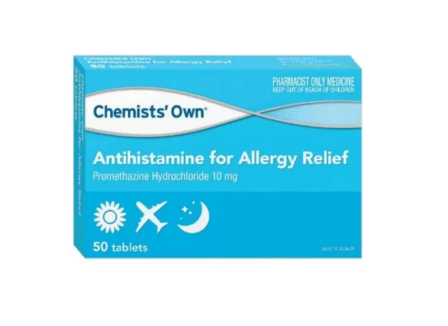 CHEMISTS OWN ANTIHISTAMINE RELIEF10MG 50 TAB